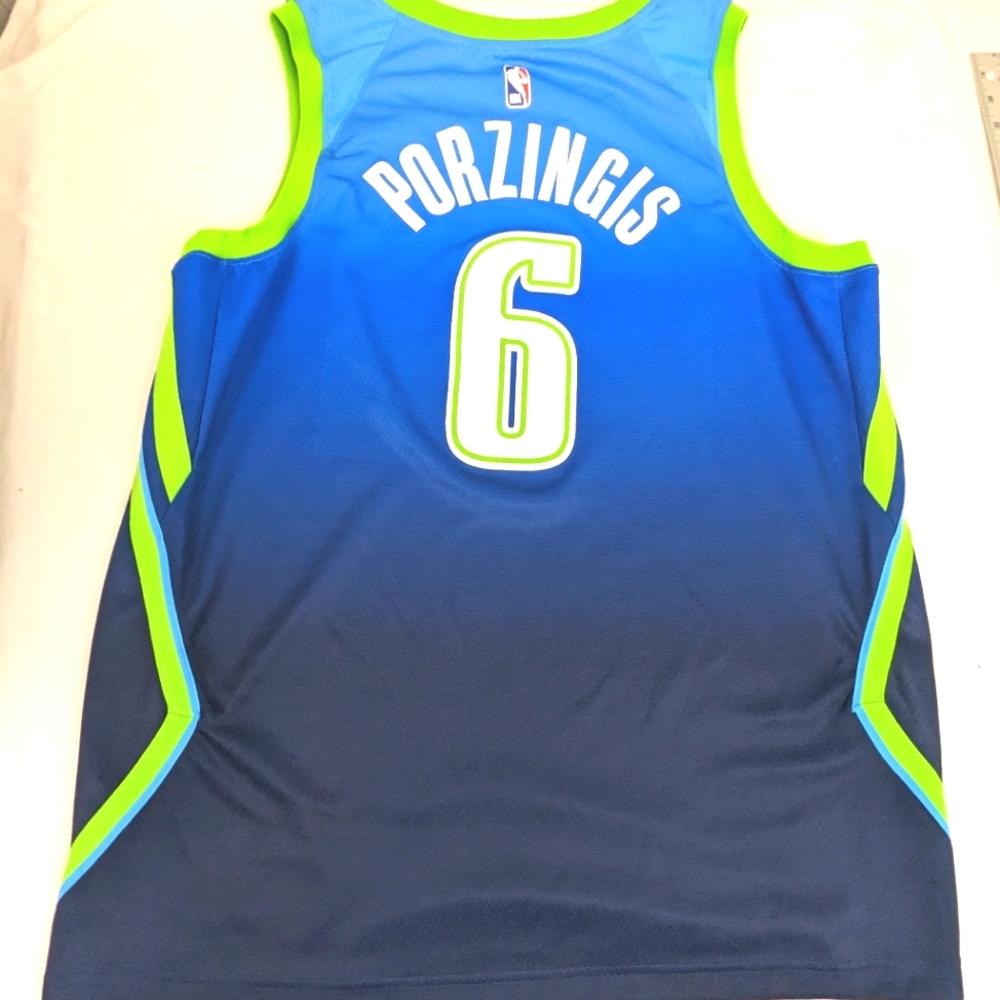 DALLAS Mavericks #6 Kristaps Porziņģis Basketball Jersey Nike Brand XL N…